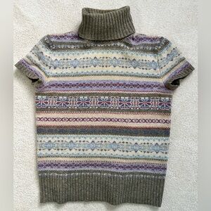 Vintage Ralph Lauren Sport Multicolor Turtleneck Sweater